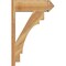 Ekena Millwork Merced Rough Sawn Arts and Crafts Outlooker, Western Red Cedar, 8"W x 24"D x 36"H OUT08X24X36MRC03RWR - alternate 2